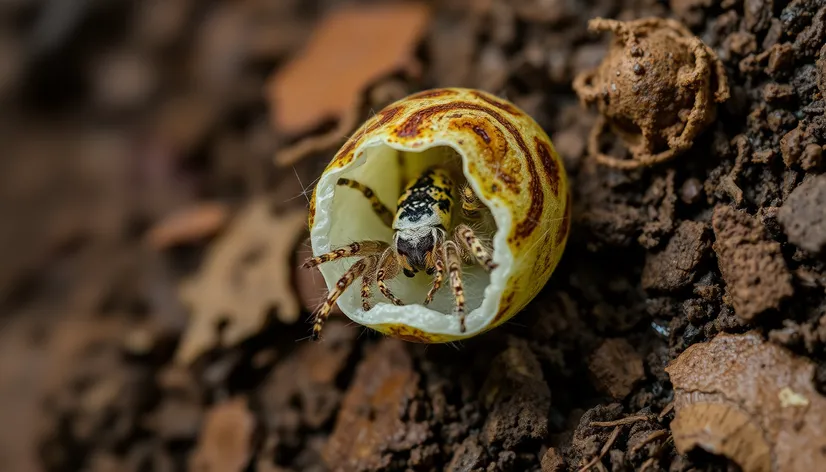 spider egg sac identification