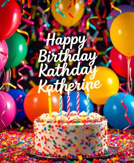 happy birthday katherine fonts