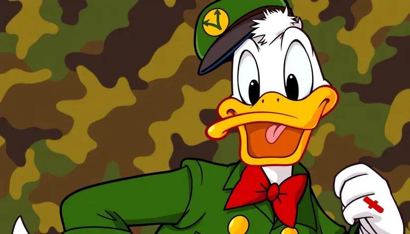 army donald duck