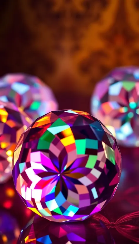 leaded-glass crystal prism spheres