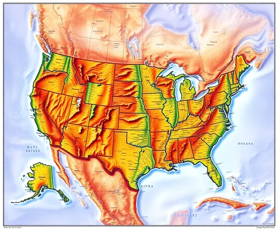 mapa de ee uu