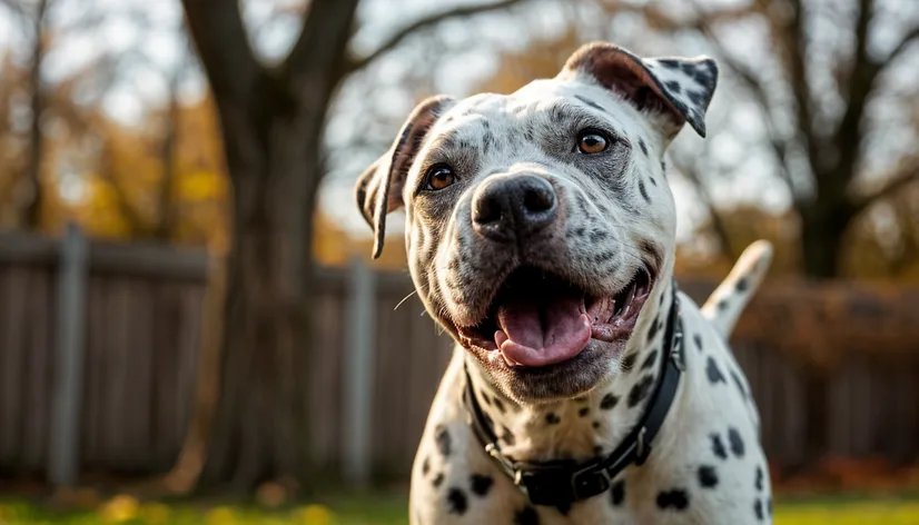 dalmatian pitbull mix