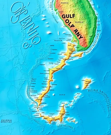 map of gulf coast