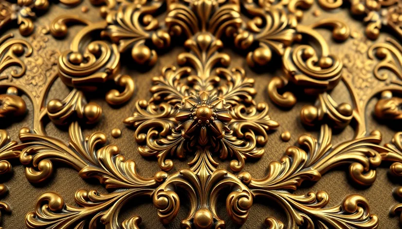 gold bronze decoration