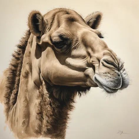 camel drawing