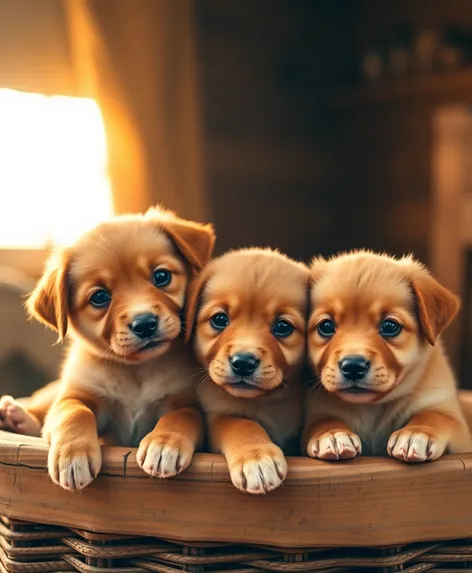 red fox lab puppies