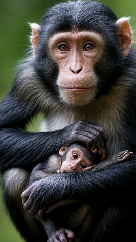 two monkey images
