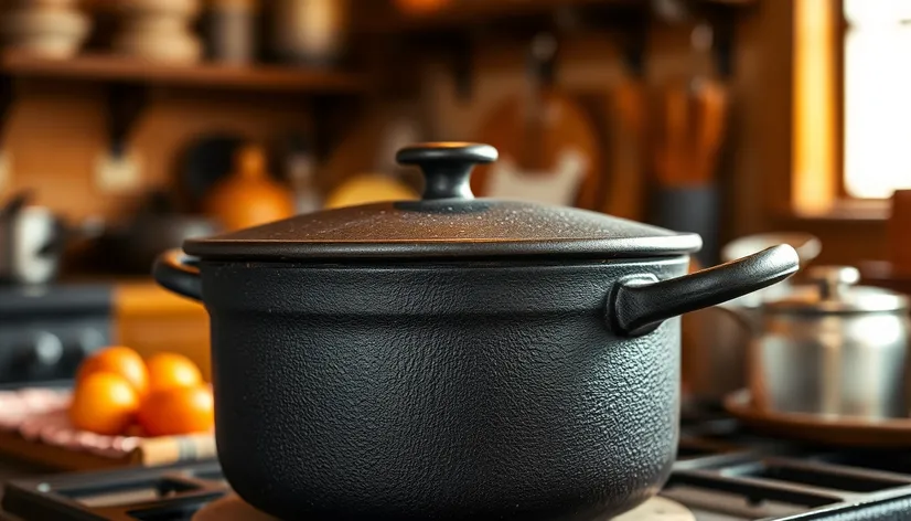 the cast iron pot