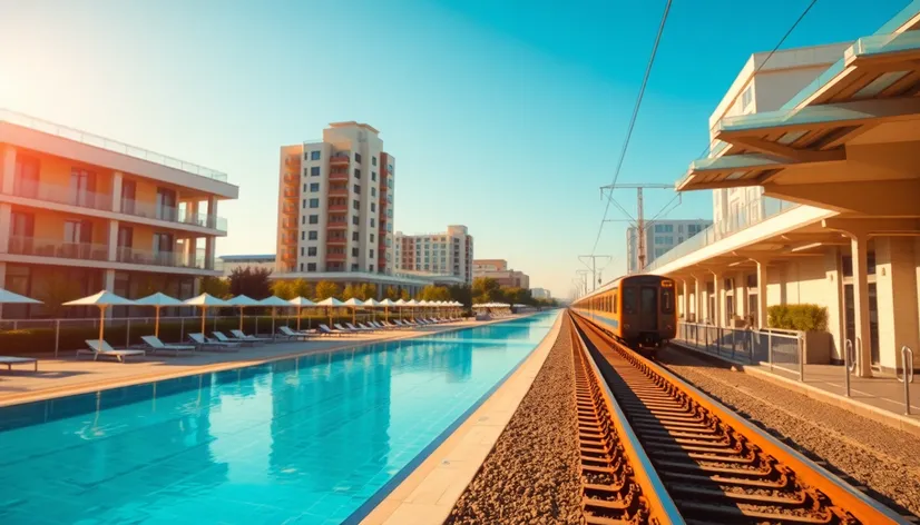 poolside railway