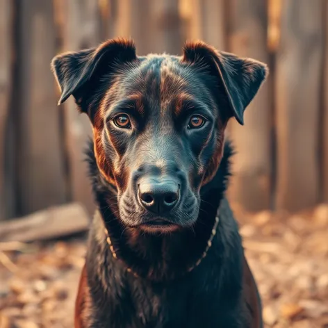 brownish black dog