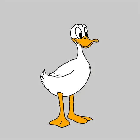 donald duck, naked, simple