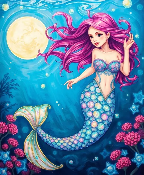 mermaid artwork