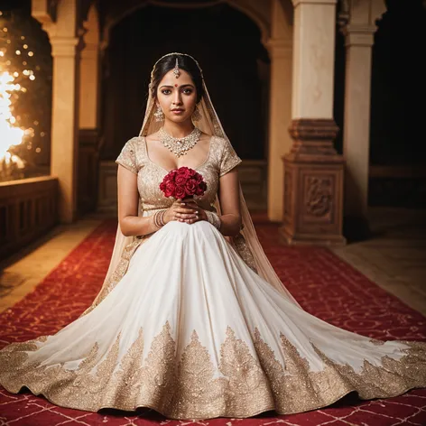 Indian bride in hot