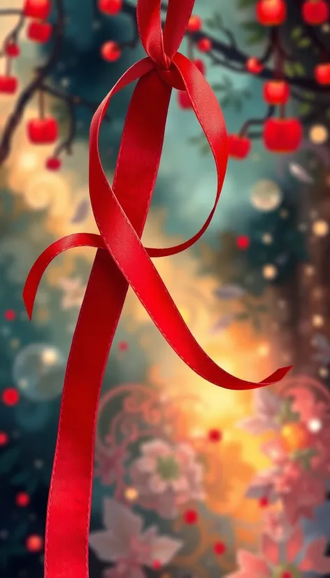 red ribbon picture