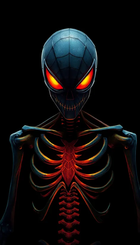 spider man skeleton