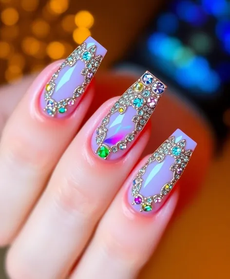 elegant acrylic nails