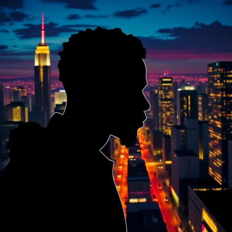 african american man silhouette