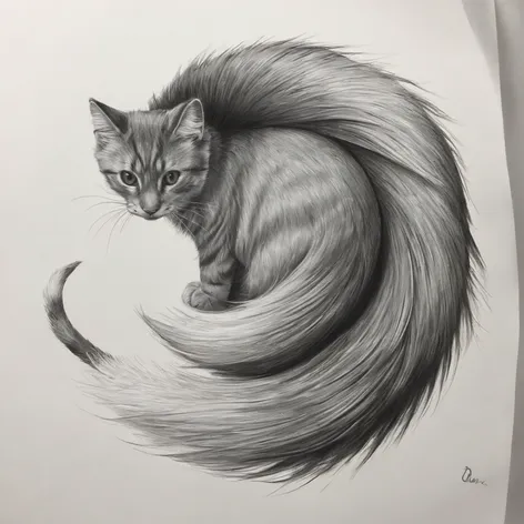 tail drawing