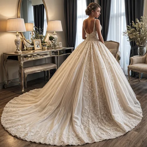 beautiful beaded ballgown