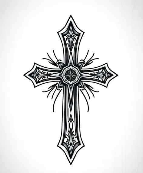 cross tattoos for guys