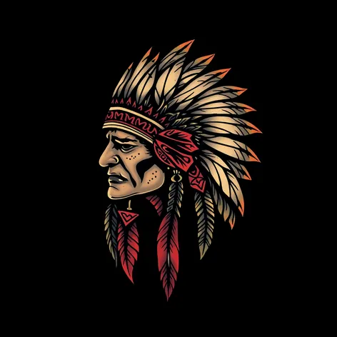 american indian chief tattoo