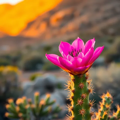 pink cactus flower