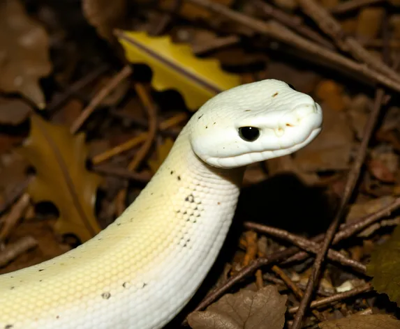 albino hognose snake