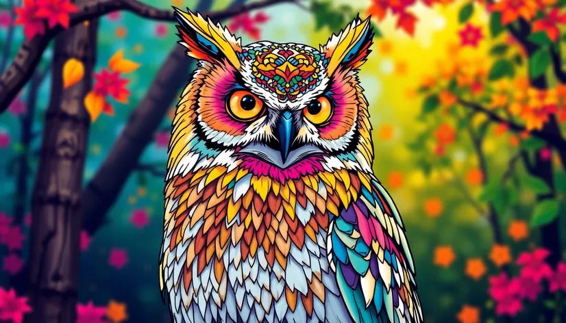 owl coloring