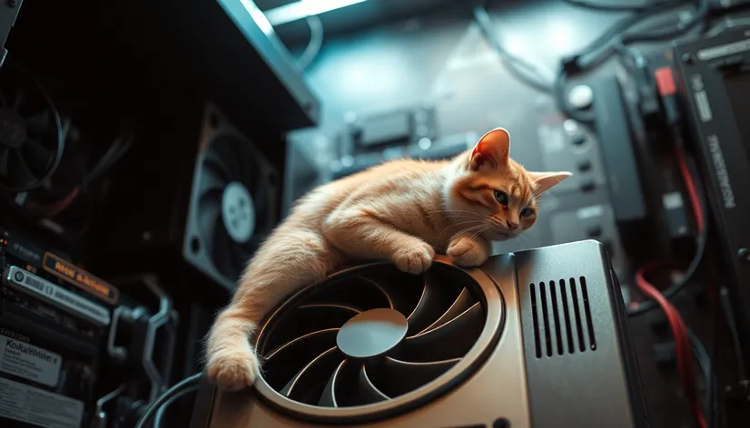 cat sits on computer