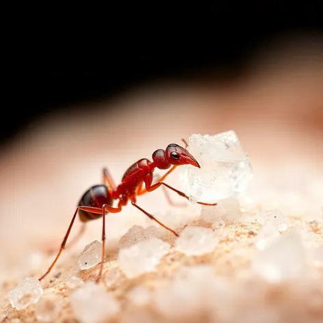 ant with sugar