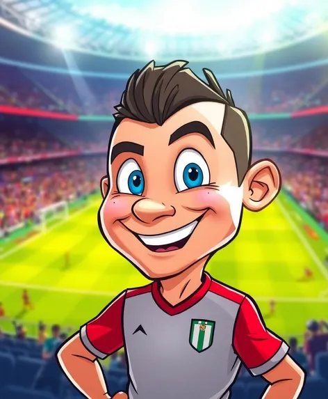 cartoon ronaldo