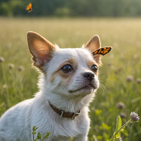 Photorealistic, a small dog