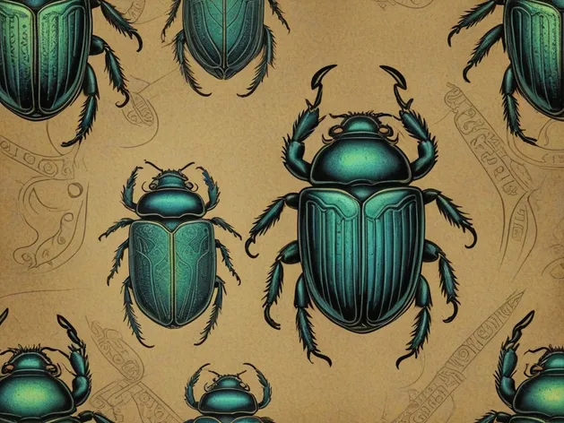 scarab beetle tattoo