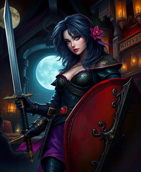 female rogue fantasy art