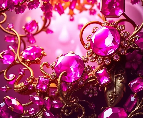 pink gems