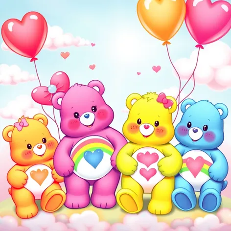 care bear photoshoot