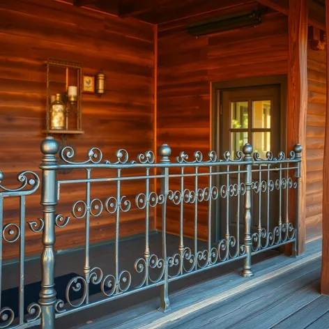 iron porch railing