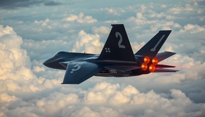 f 22 raptor hovering