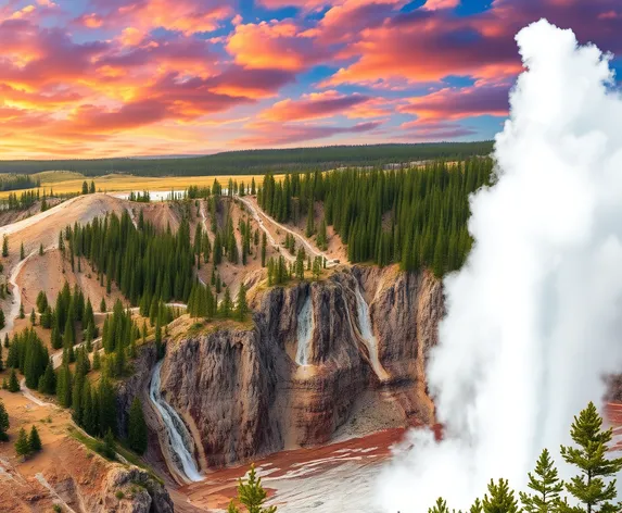 old faithful geyser of