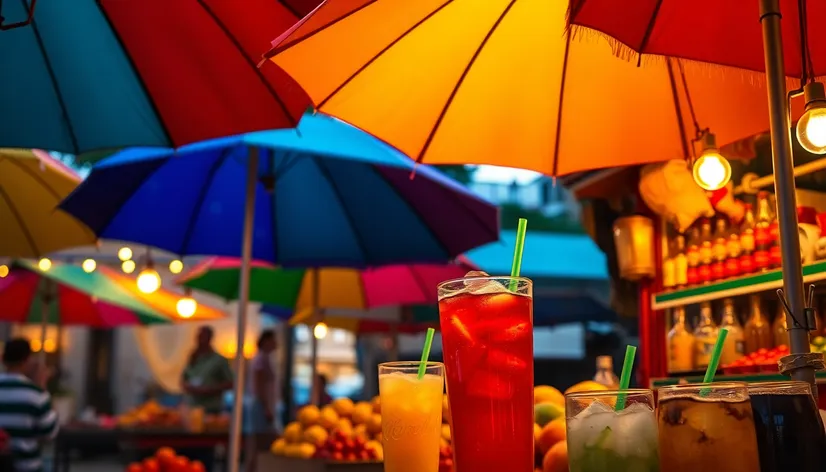 cold beverage sale stand