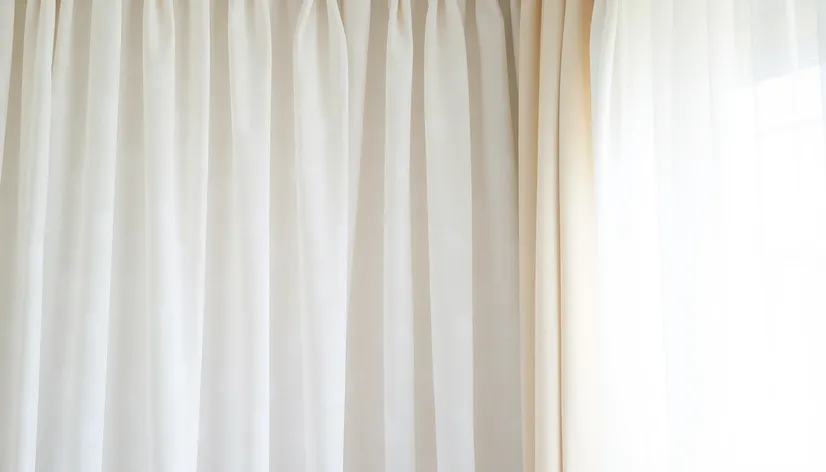 white bedroom curtains