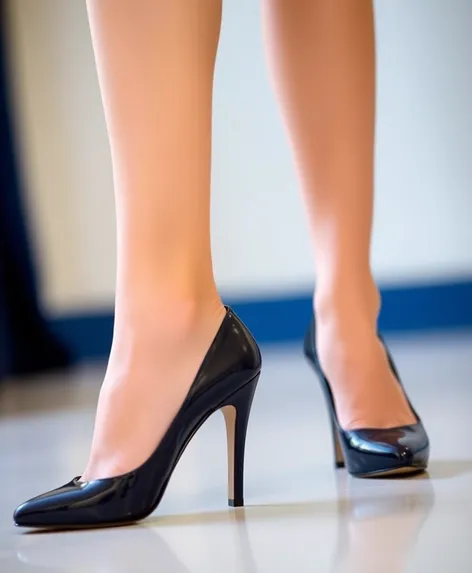 high heels navy