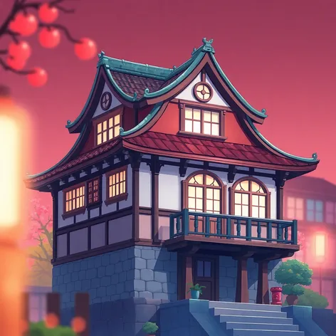 house anime background