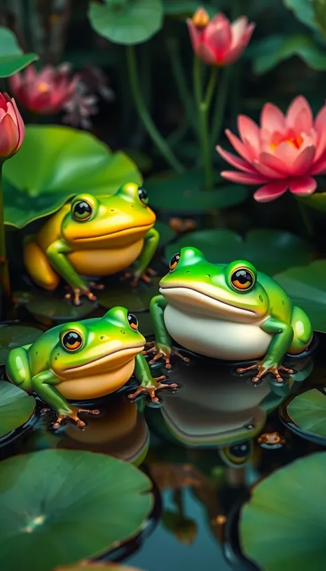 fat cute frogs