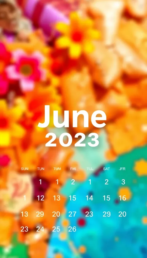 june 2023 calenar