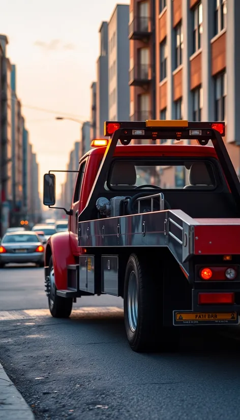 flat bed tow truck