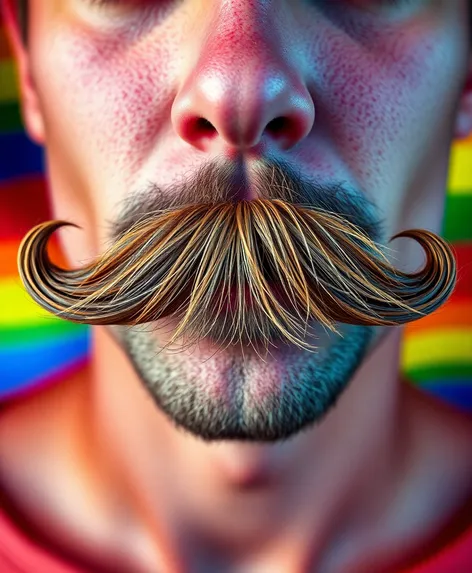 mustache gay