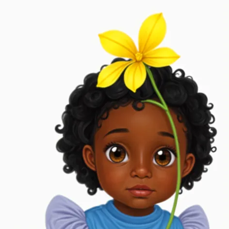 a little black girl