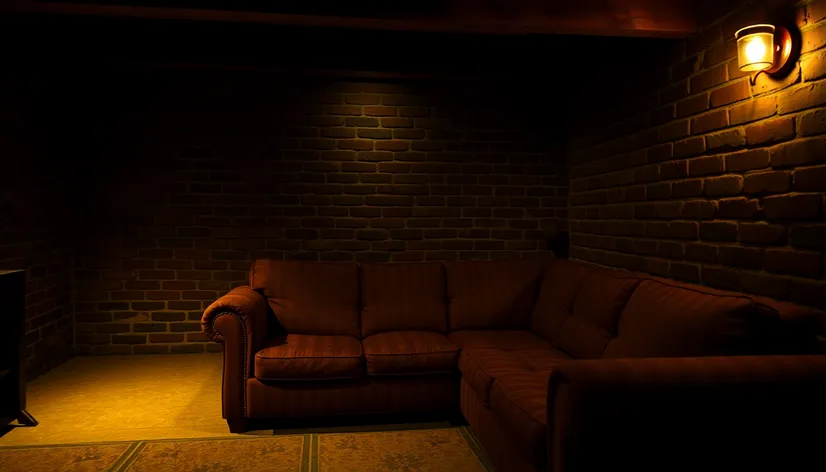 basement couch