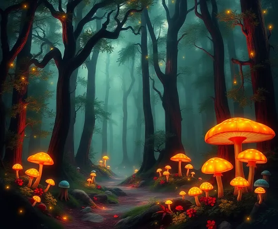 image of enchanted forest